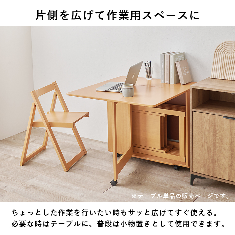 ちょっとした作業用スペースとしても