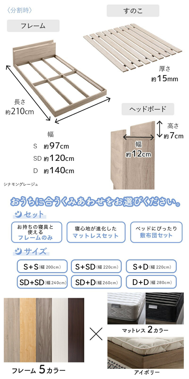 寸法図・タイプなど