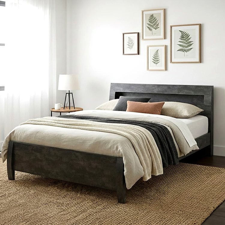 高級感のある落ち着いた石目調 ストーングレー