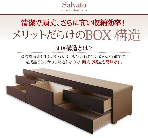 メリットだらけのBOX構造の引き出し