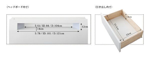 棚・引き出しサイズ