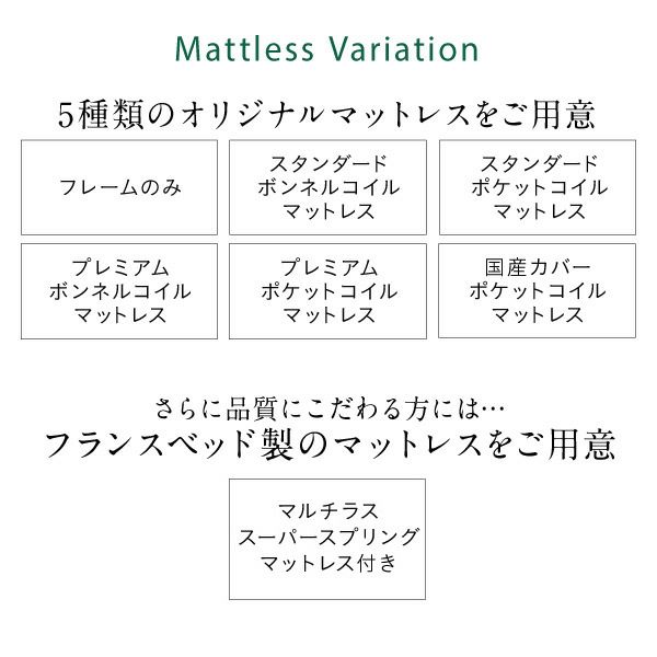 マットレスバリエーション