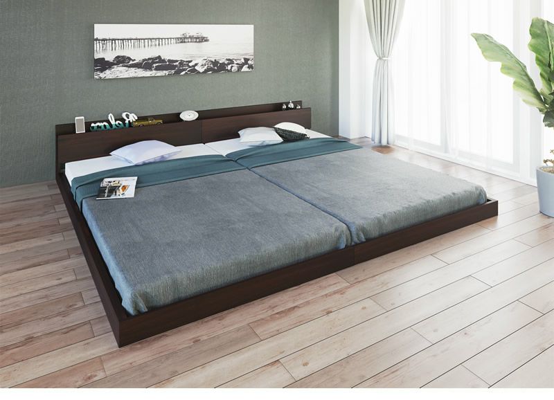 ダークブラウン　洋室