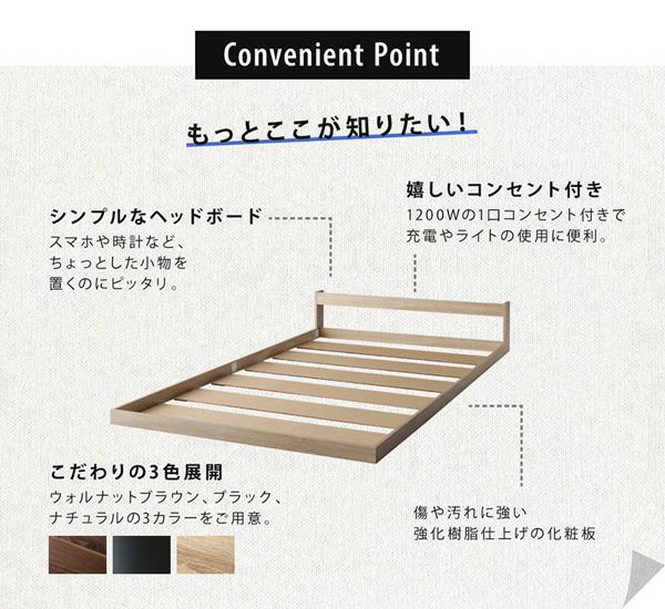 もっとここが知りたい、1200Wの1口コンセント付き、強化樹脂仕上げの化粧板