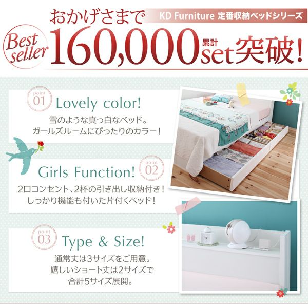 定番収納ベッド、160,000セット突破！