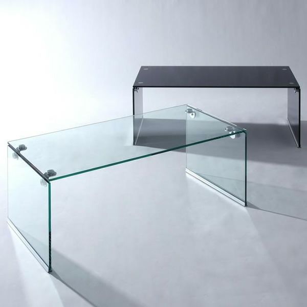 ガラスローテーブル 【Lena】レナ