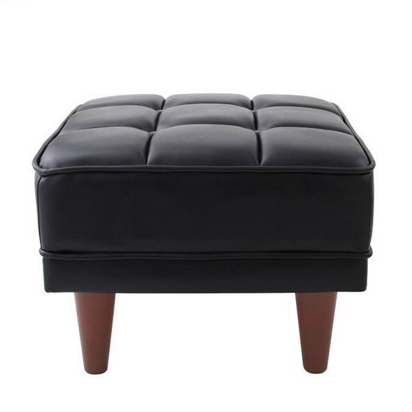 木肘レトロソファー 【BARNEY】バーニー　オットマン