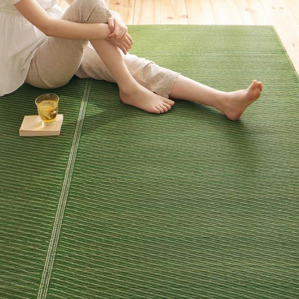 30タイプから選べる国産ふっくらい草ラグ 【Sidy】シディ