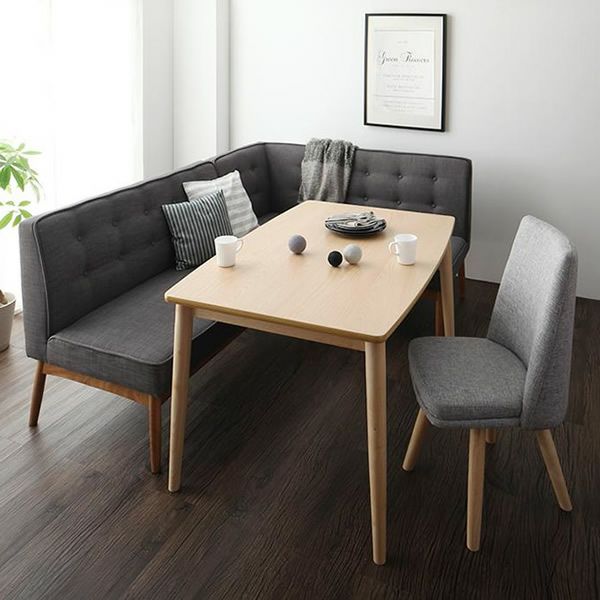 子供の高さに合わせたリビング学習ダイニング 【Genius】ジーニアス　4点セット