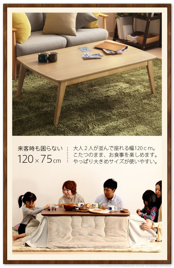 120×75cm特徴