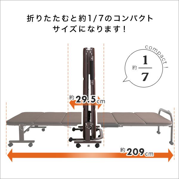 7分の1のコンパクトサイズに