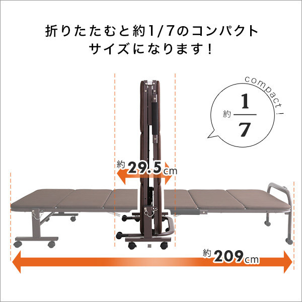 7分の1のコンパクトサイズに