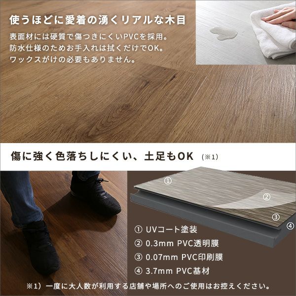 はめこみ式フロアタイル 【Wood Flats】ウッドフラッツ｜激安インテリア家具の通販サイト【ステリア】