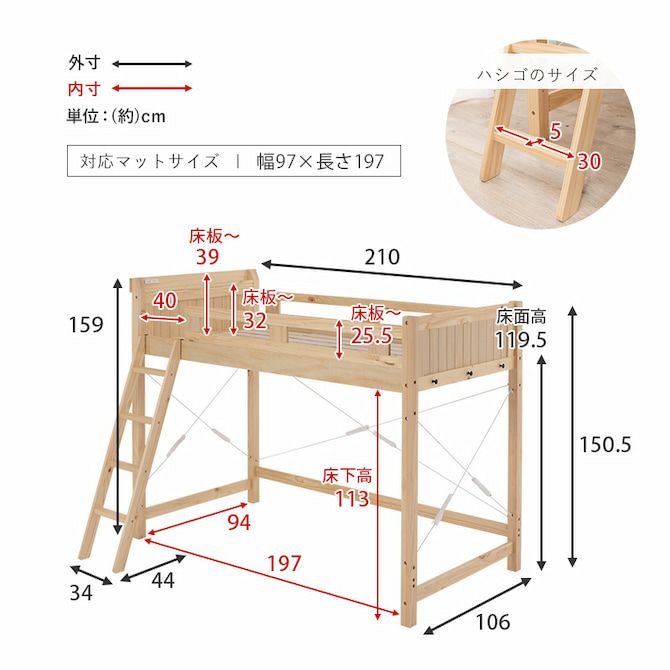 ミドルタイプサイズ