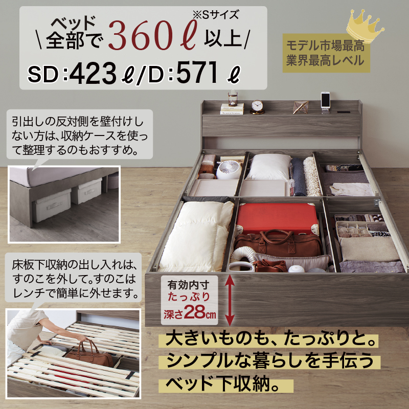 シンプルな暮らしを手伝う大容量収納