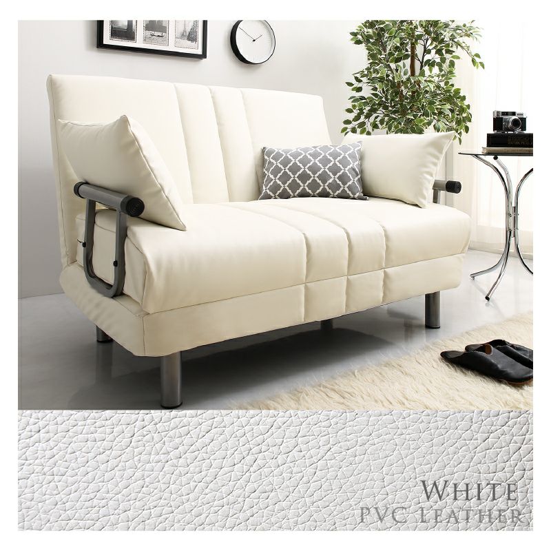 PVCレザー：ホワイト