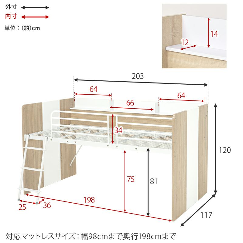 ベッドサイズ