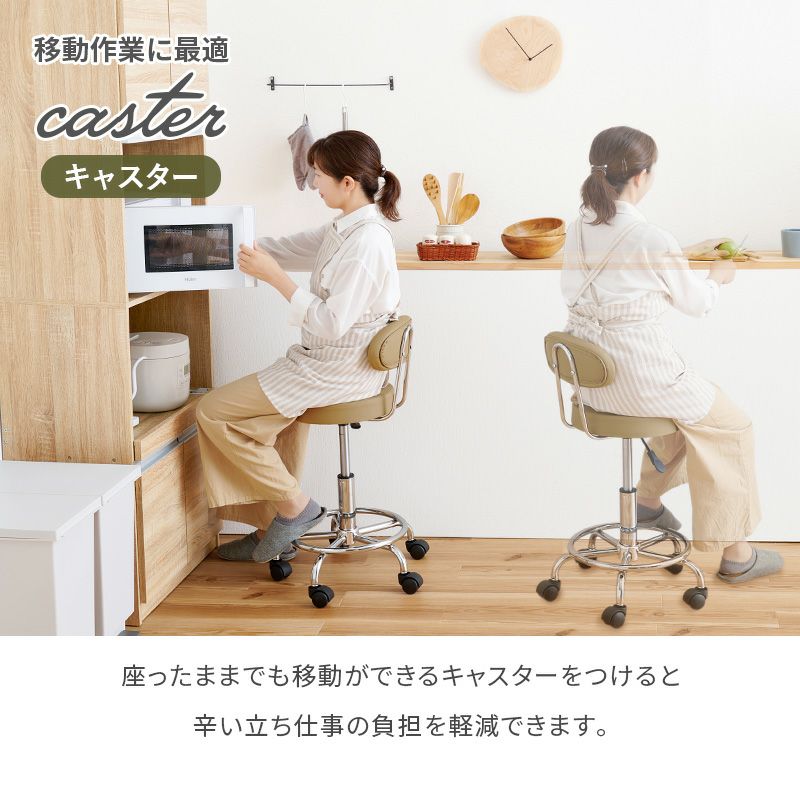 移動作業に最適キャスター