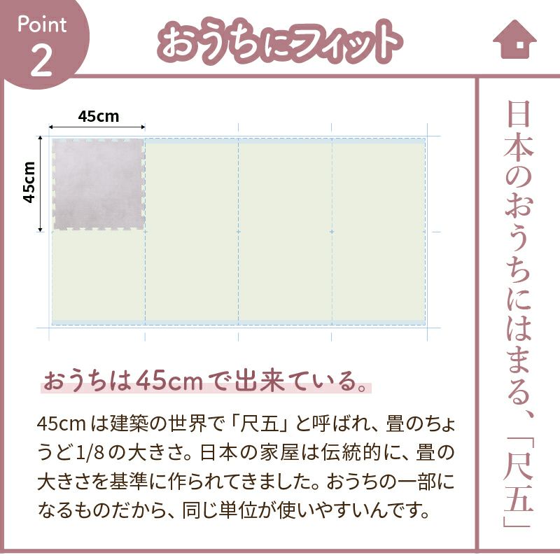 おうちは45cmで出来ている