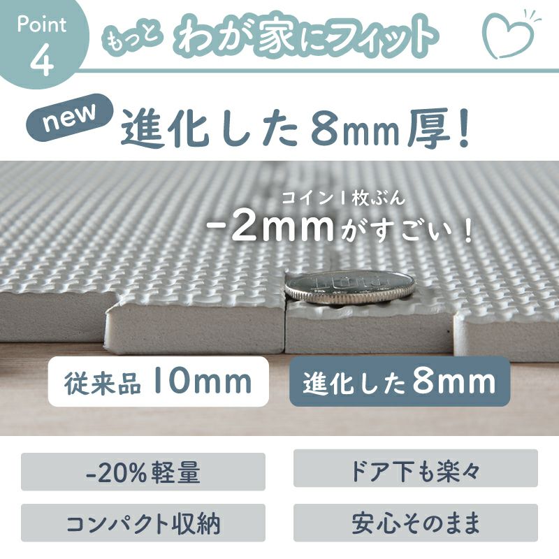 進化した8mm厚